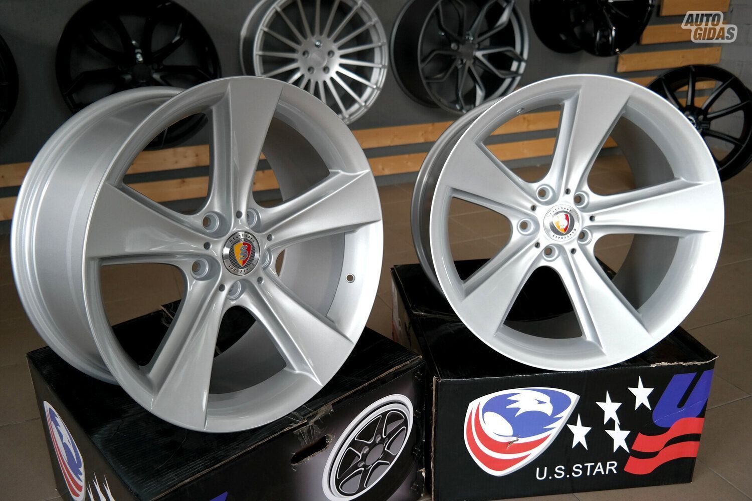 Autowheels BMW 128 Style 3 4 5 6 7 Serie lengvojo lydinio R19 ratlankiai