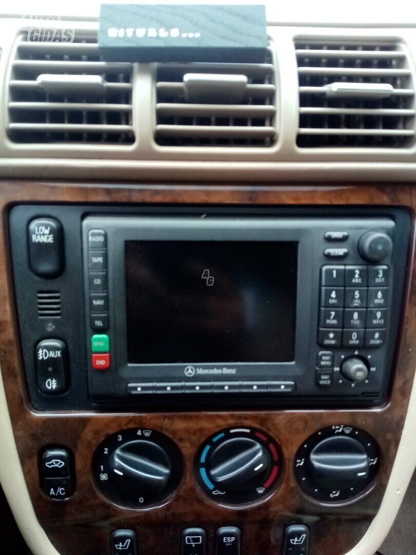 Radija/ CD/DVD grotuvas/ navigacija, RA4910, Mercedes-Benz Ml Klasė W163 2001 г