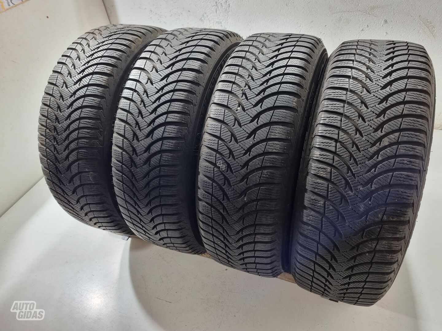 Michelin 7-8mm, 2020m R16 žieminės padangos lengviesiems