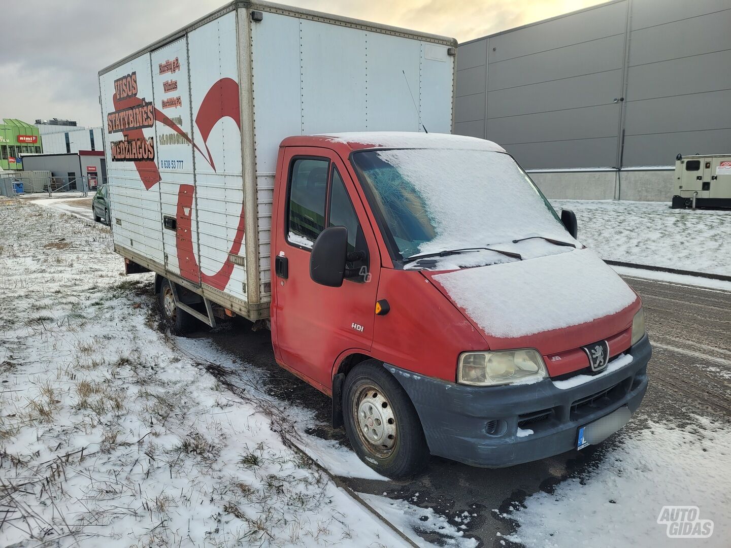 Peugeot Boxer 2004 m Krovininis mikroautobusas