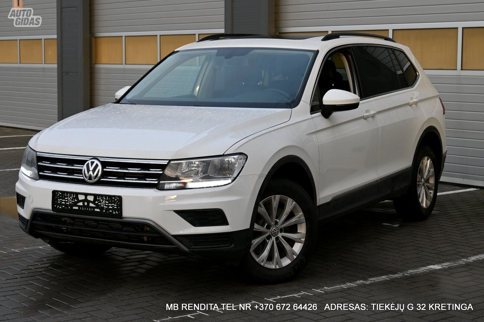 Volkswagen Tiguan 2018 m Visureigis / Krosoveris