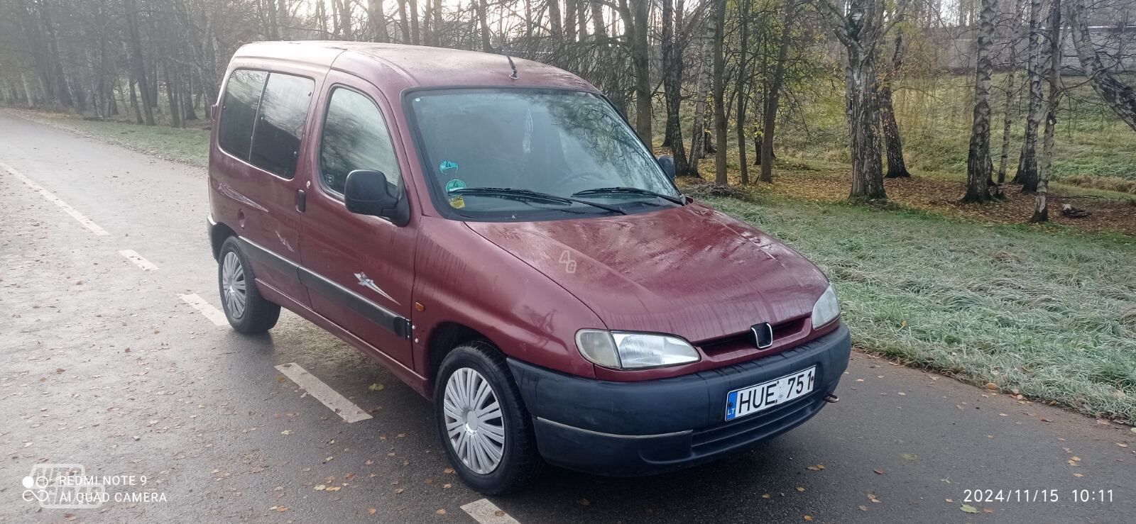 Peugeot Partner 1998 m Komercinis auto(su būda)