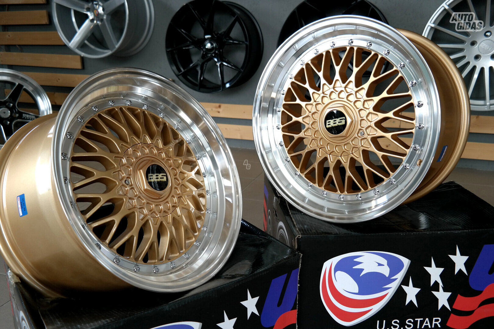 Autowheels BBS Style Honda, Mazda, Ford light alloy R17 rims