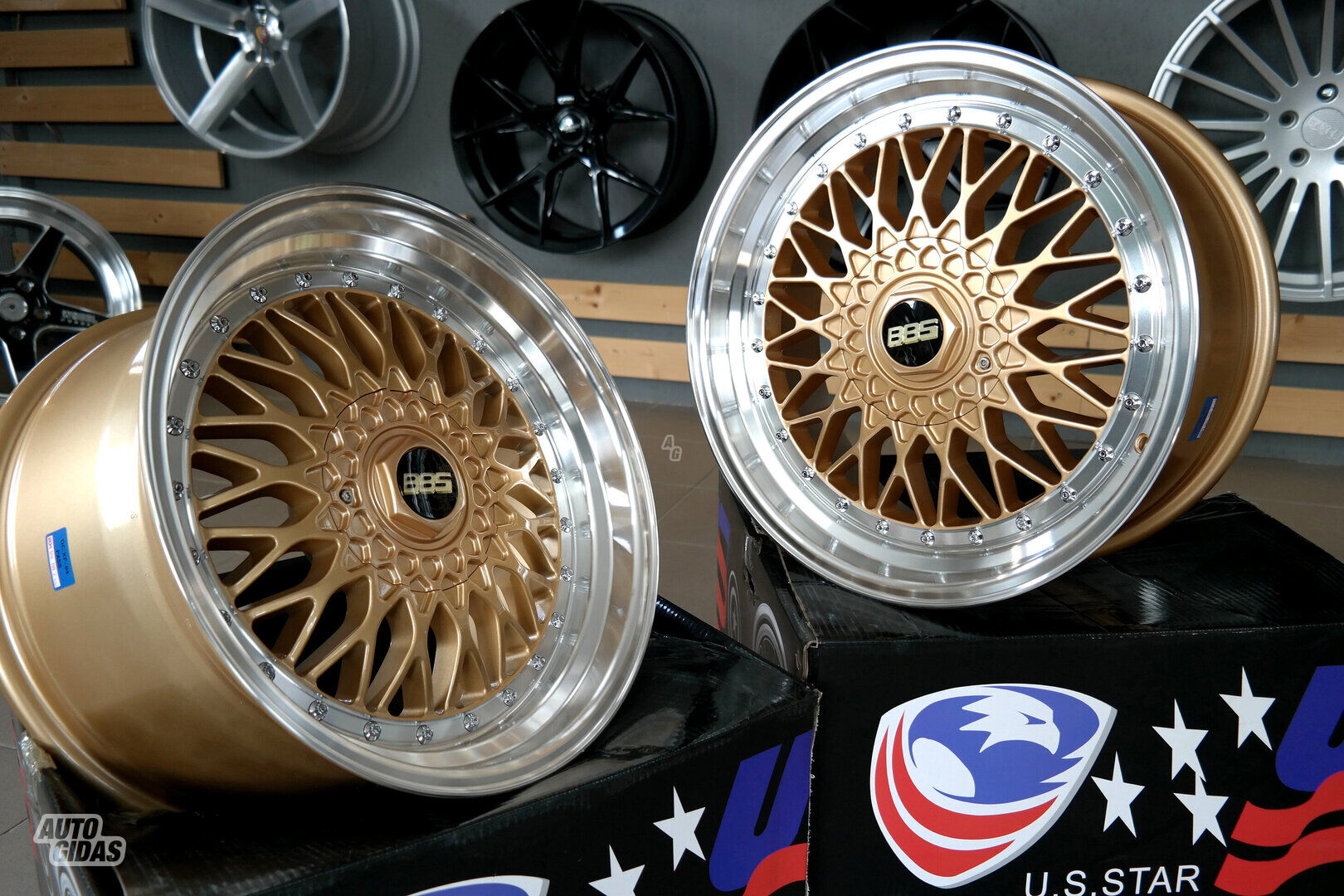 Autowheels BBS Style Honda, Mazda, Ford light alloy R17 rims