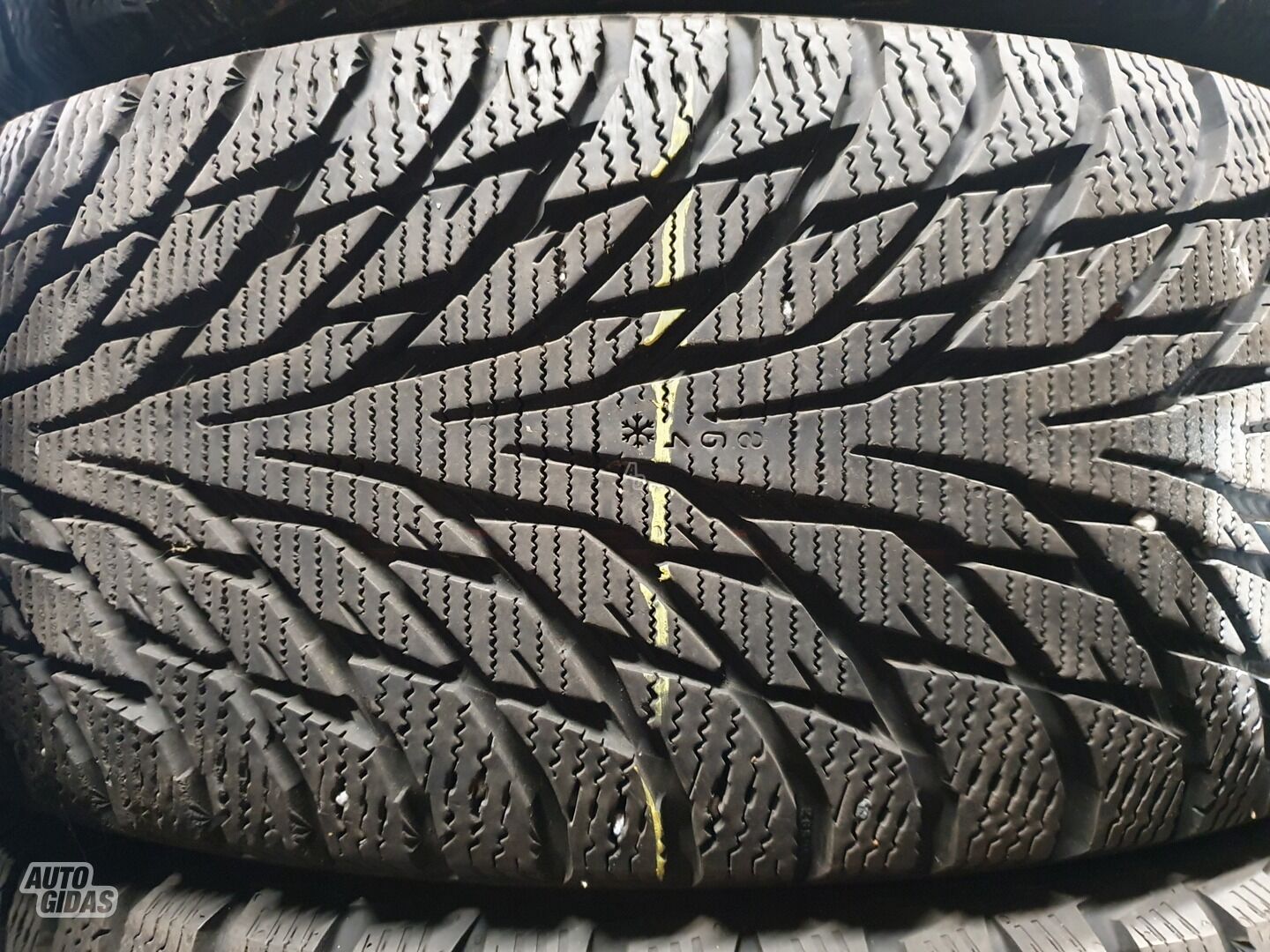 Nokian 8mm R17 žieminės padangos lengviesiems