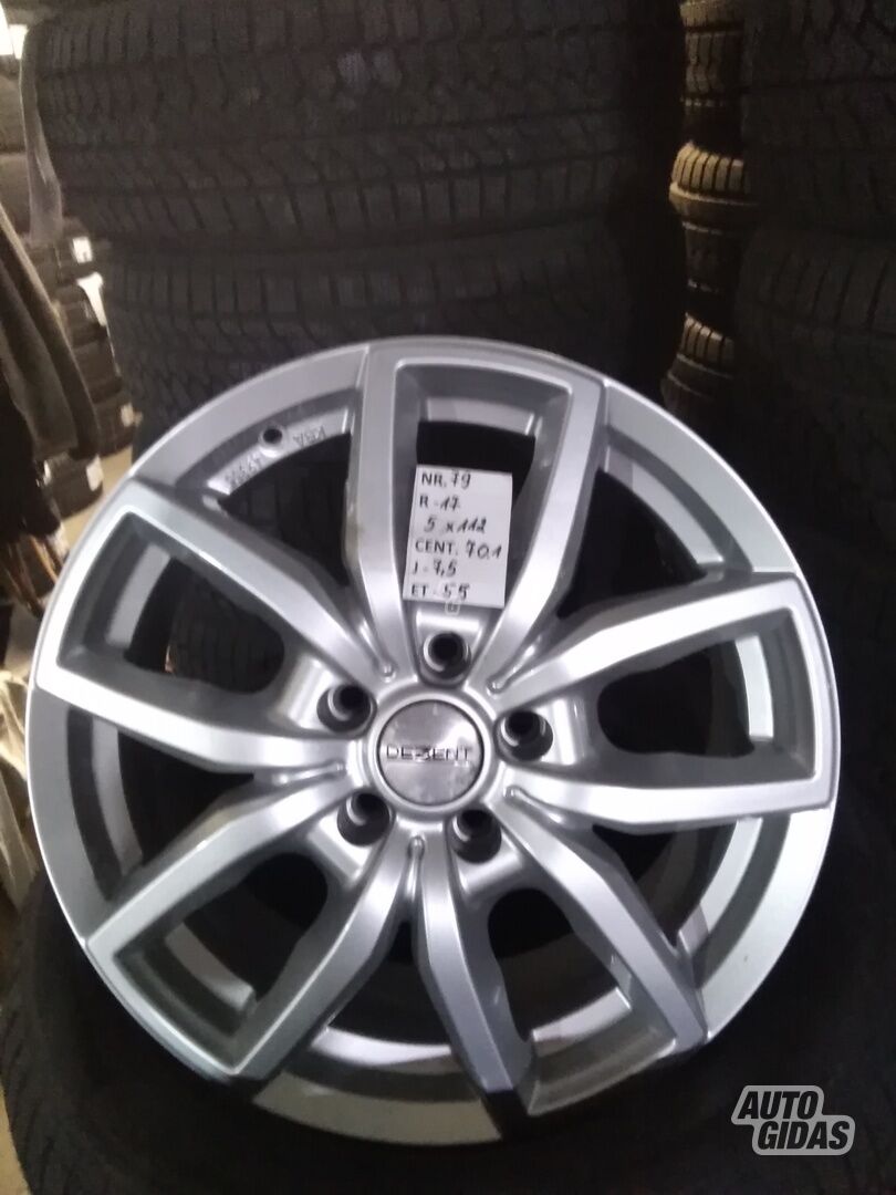 Nr79  light alloy R17 rims