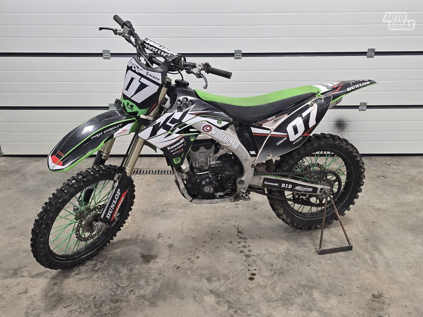 Kawasaki KX 450 2011 y Motocross / Supermoto motorcycle