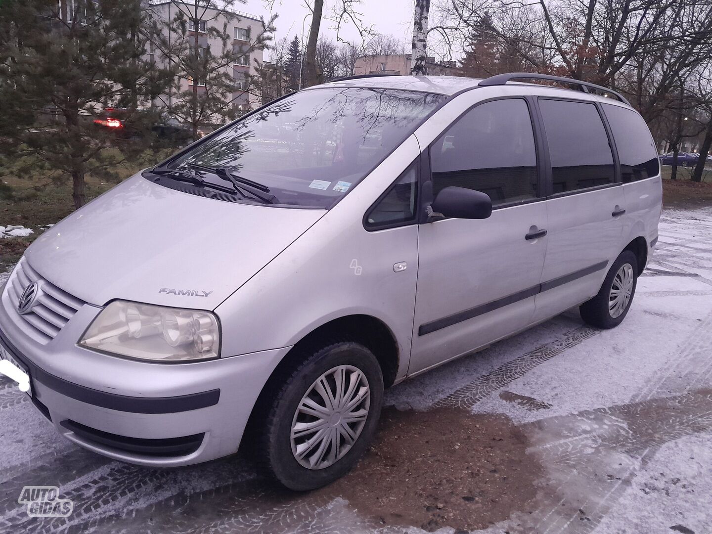 Volkswagen Sharan 2001 m Vienatūris