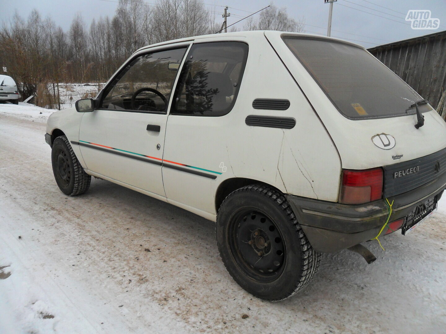 Peugeot 205 1989 m Hečbekas