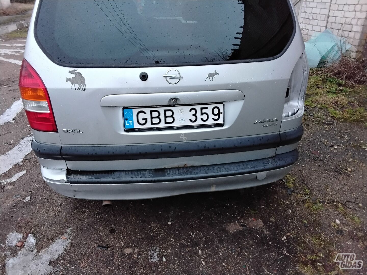 Opel Zafira zafira 2002 г запчясти