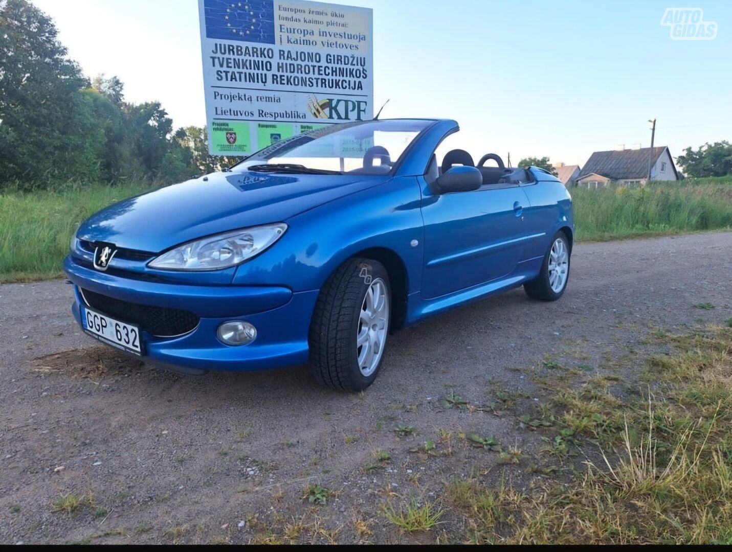 Peugeot 206 CC 2003 m Kabrioletas