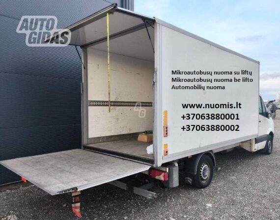 Volkswagen Crafter 2015 m Krovininis mikroautobusas nuoma