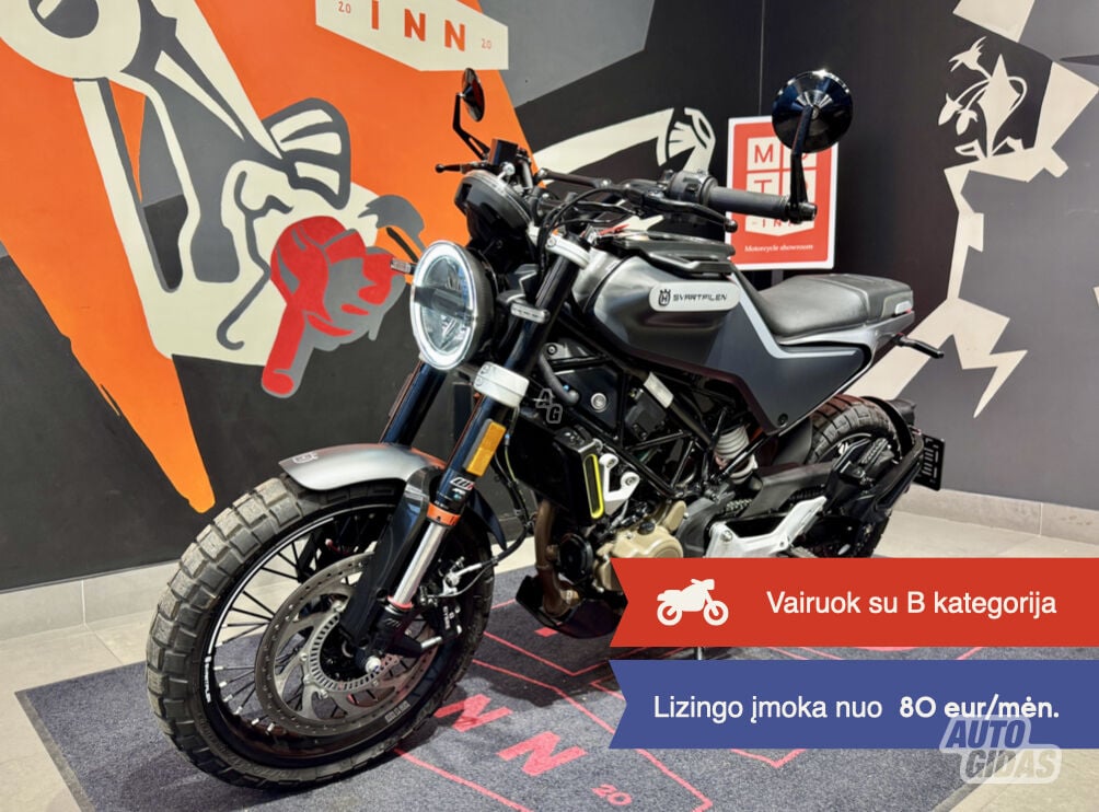 Husqvarna Svartpilen 401 2023 m Klasikinis / Streetbike motociklas