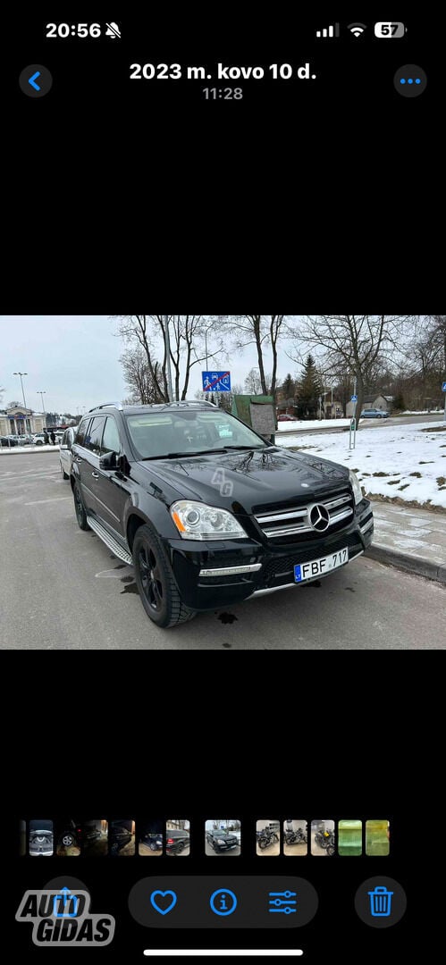 Mercedes-Benz GL 450 2012 m Visureigis / Krosoveris