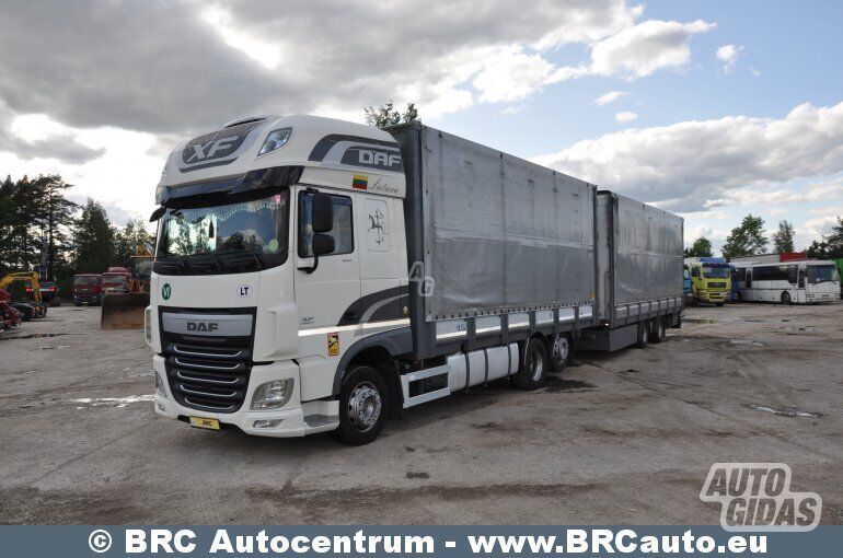 DAF XF 460 FAR 2016 m Gyvuliams vežti