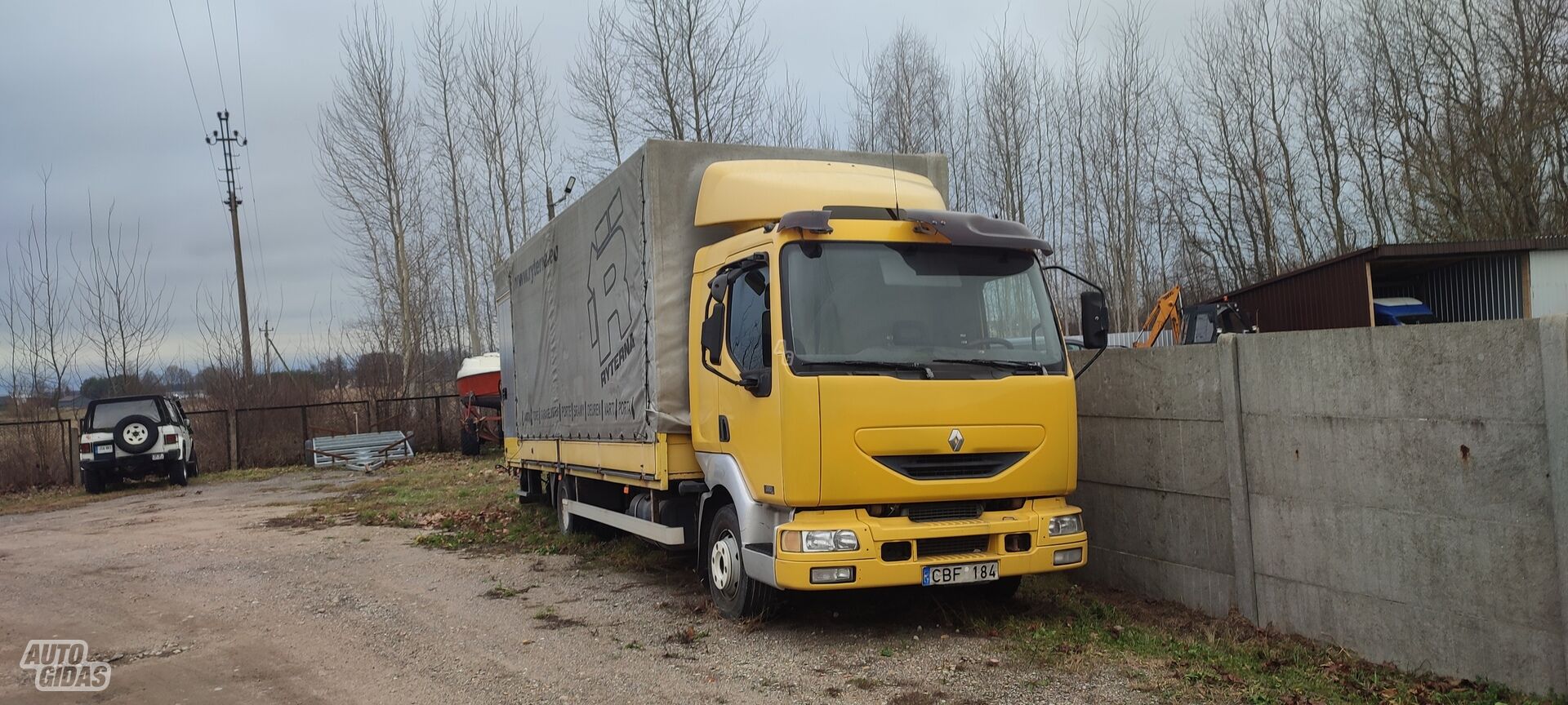 Renault Midllum 2003 m Bortinis su tentu