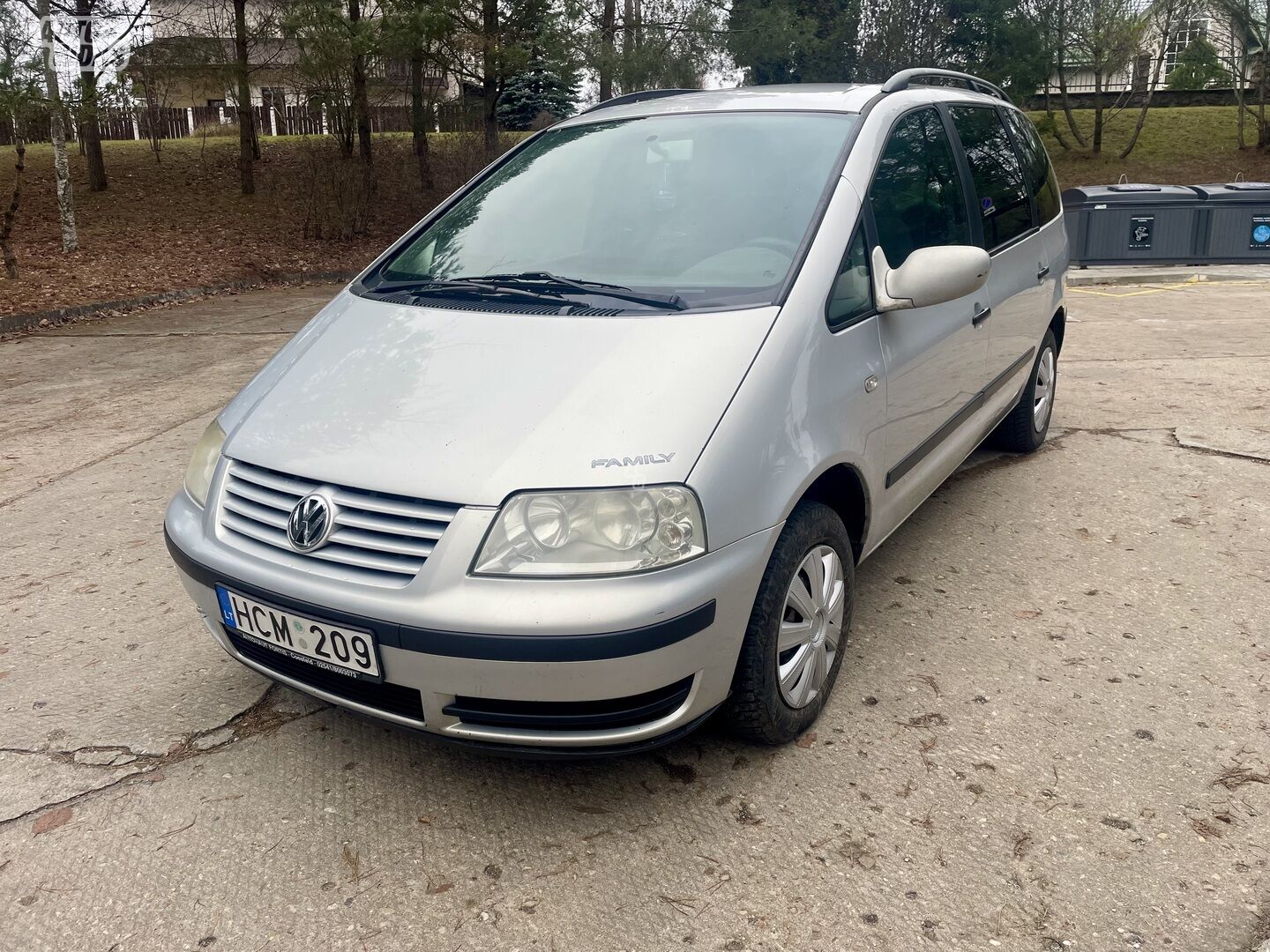 Volkswagen Sharan 2001 m Vienatūris