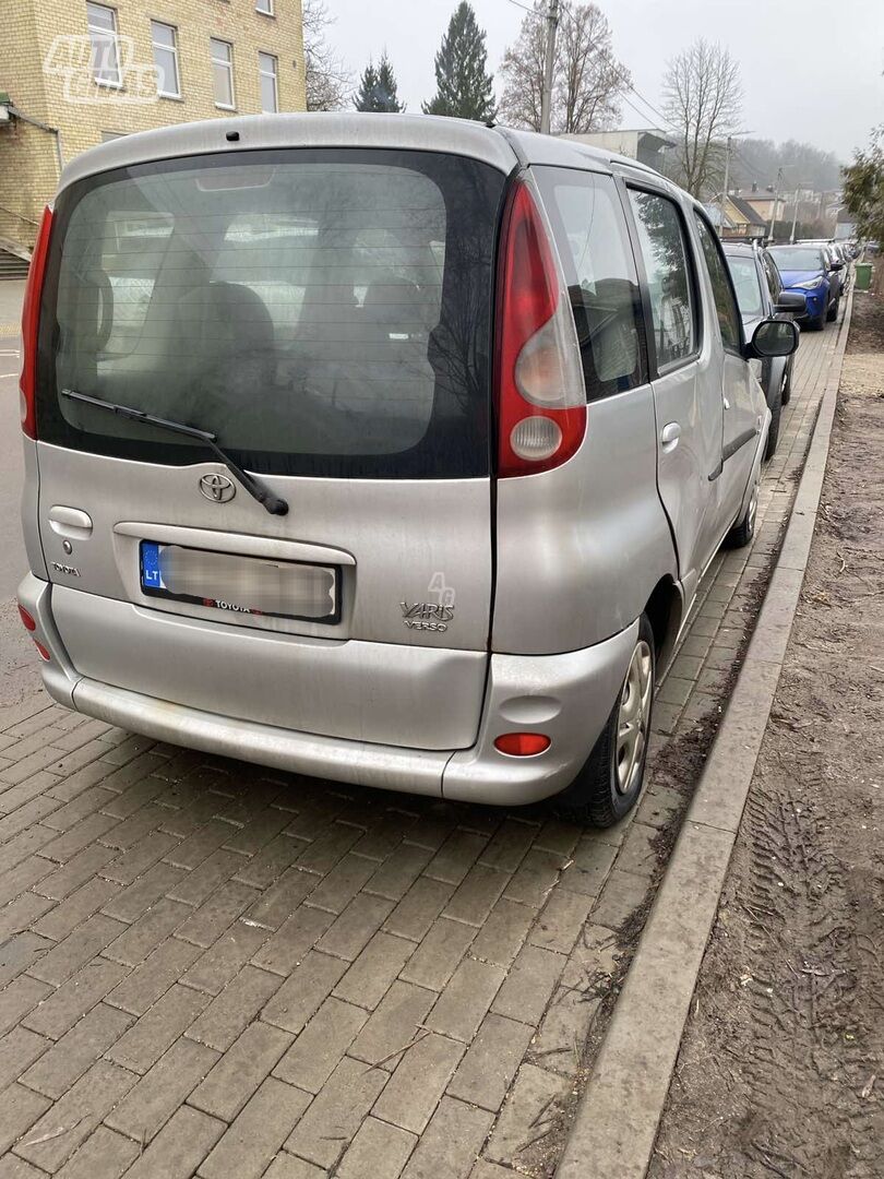 Toyota Yaris Verso 2002 m Hečbekas