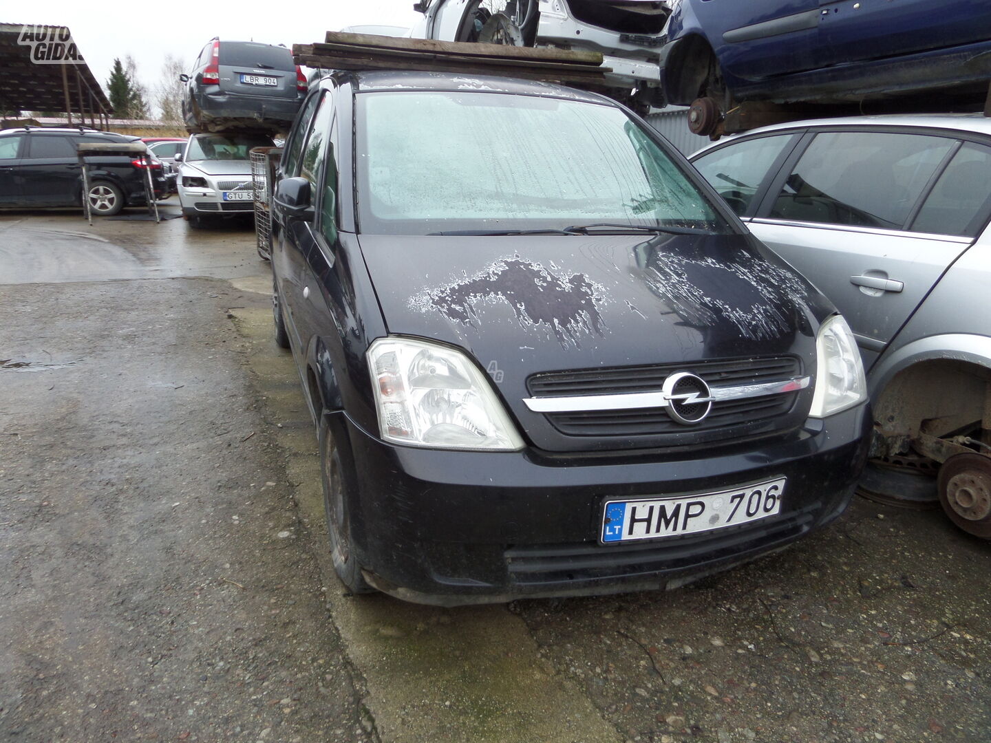 Opel Meriva cdi 2004 m dalys