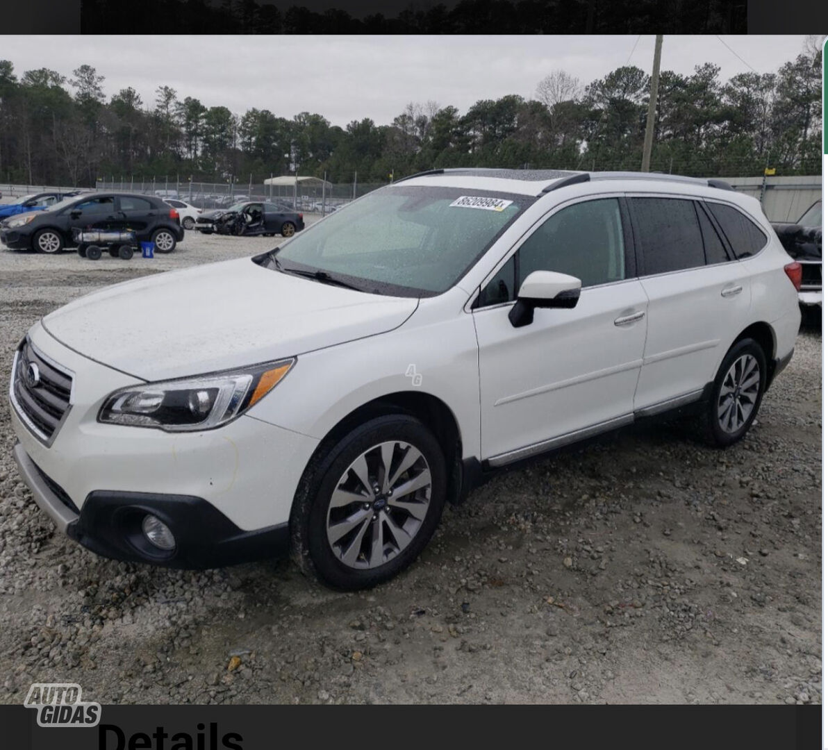 Subaru OUTBACK 2017 г Внедорожник / Кроссовер