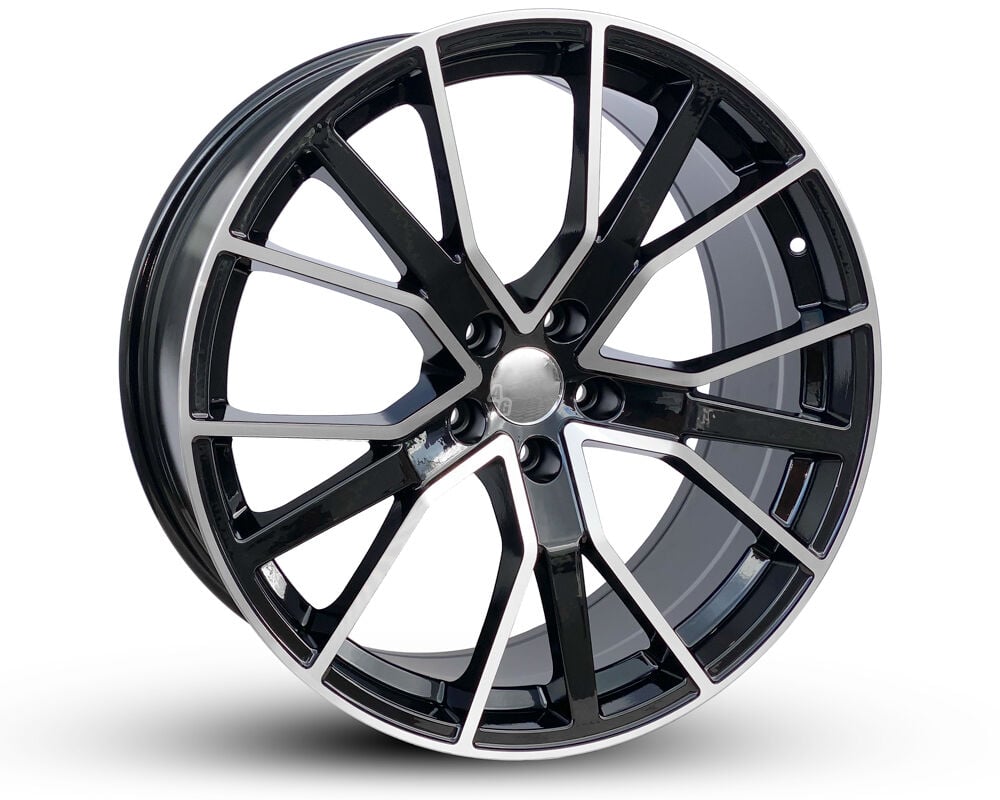 Kitas 300 Black Machined Face (BMF) light alloy R22 rims