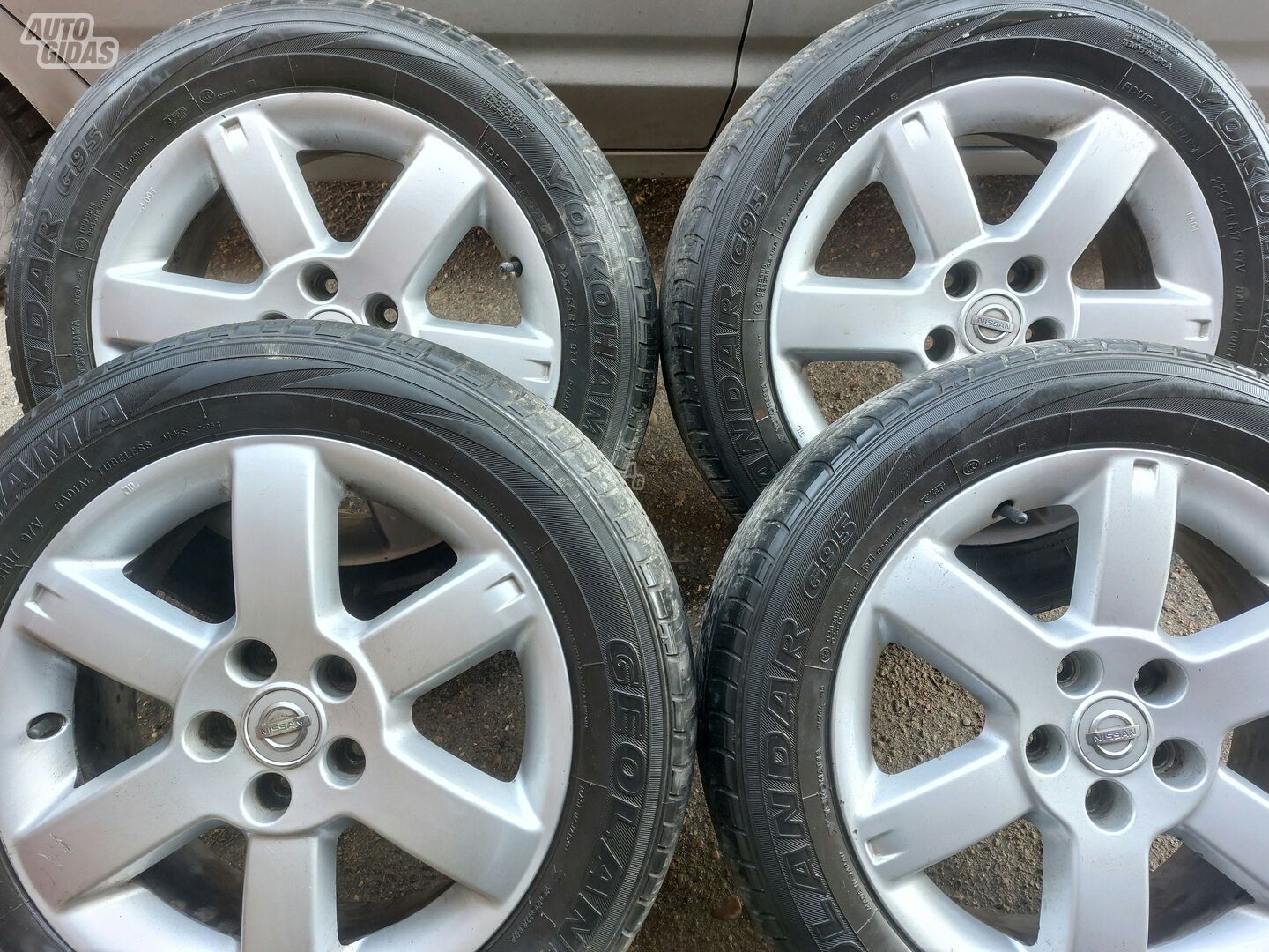 Light alloy R17 rims