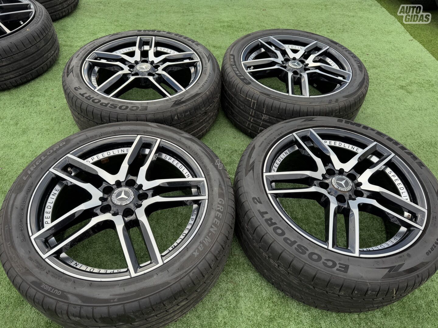 Mercedes-Benz Siunciam, 8J ET40 light alloy R18 rims