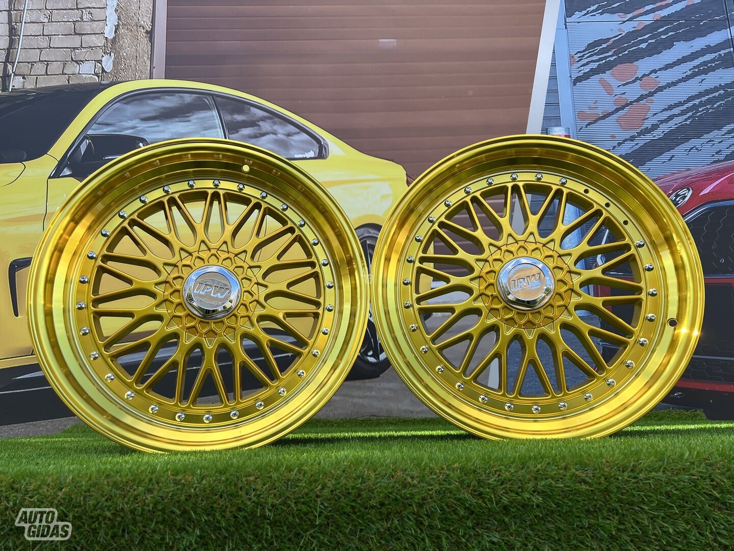 Autowheels BBS RS2 Style 8.5-9.5J Gold lengvojo lydinio R20 ratlankiai