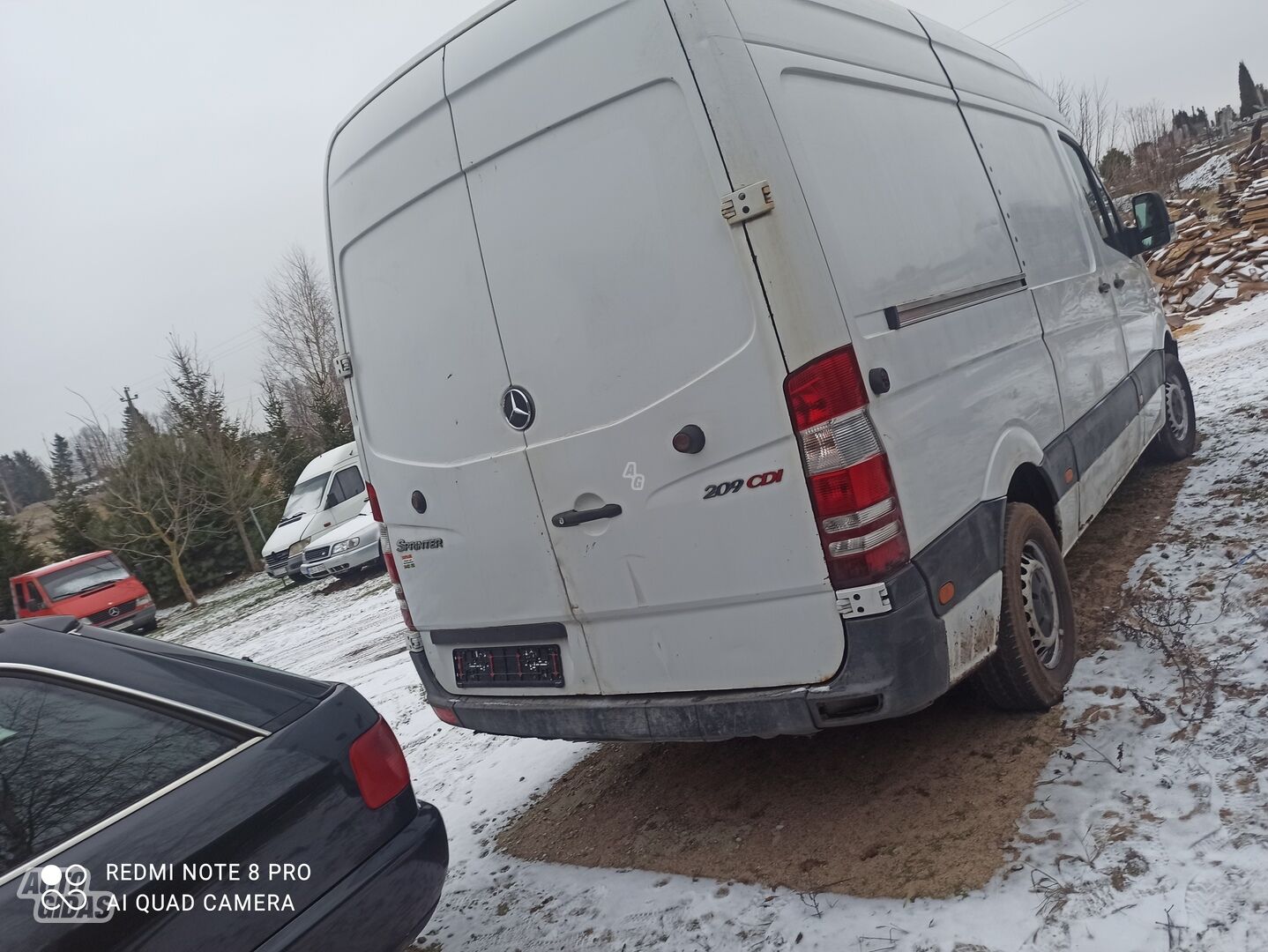 Mercedes-Benz Sprinter 2007 г Грузовой микроавтобус