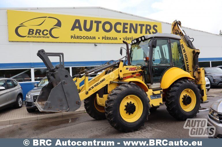 New Holland B115 2013 г Экскаваторный погрузчик