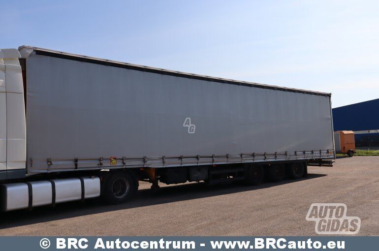 Schmitz SPR 24 2002 y Trailer bortinė su užuolaida