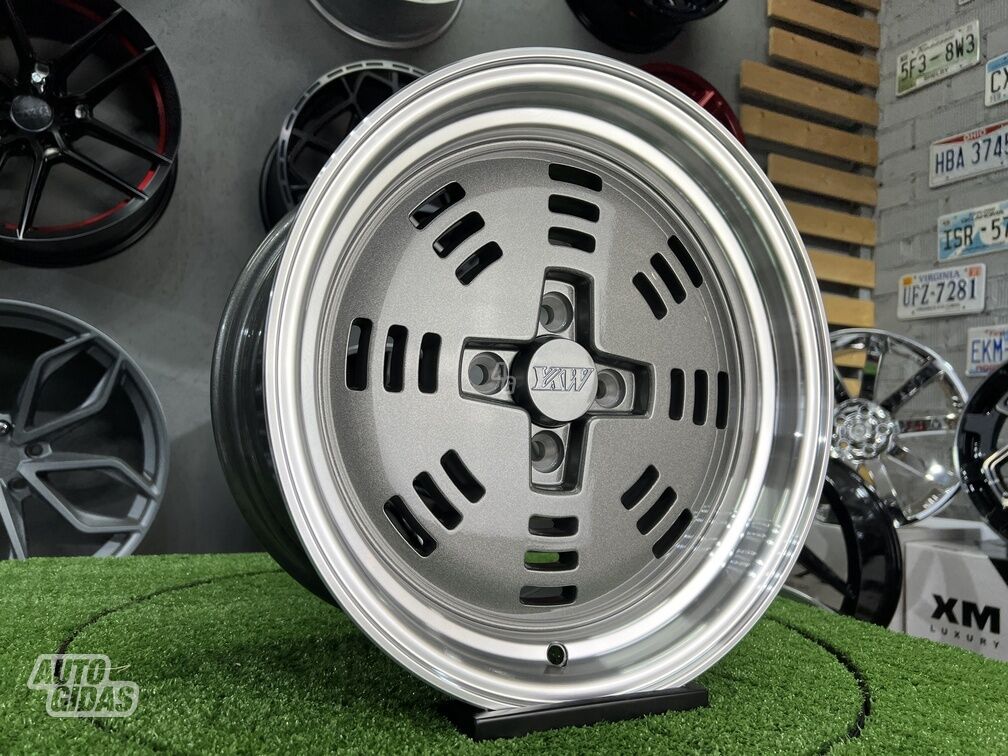 Autowheels AME A3C JDM E30 Audi VW Grey light alloy R15 rims