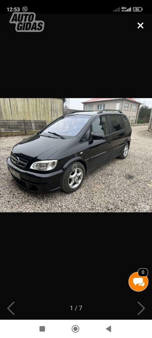 Opel Zafira 2003 y Van