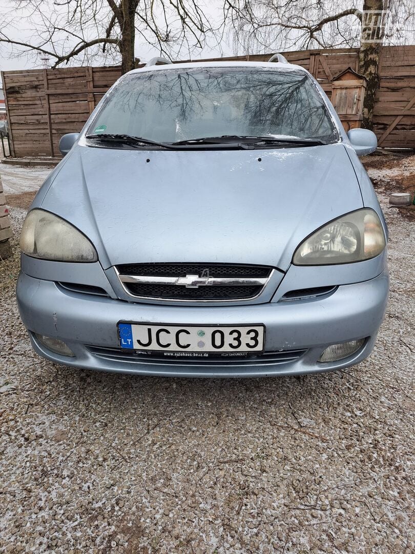 Chevrolet Rezzo 2007 y Van