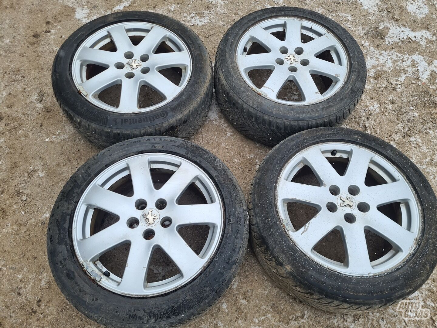 Peugeot light alloy R17 rims