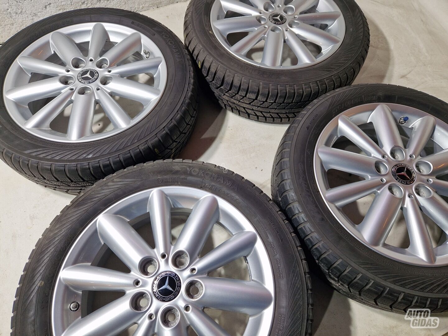 Mercedes-Benz A klasė A 170 light alloy R16 rims