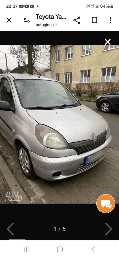 Toyota Yaris Verso 2004 г запчясти