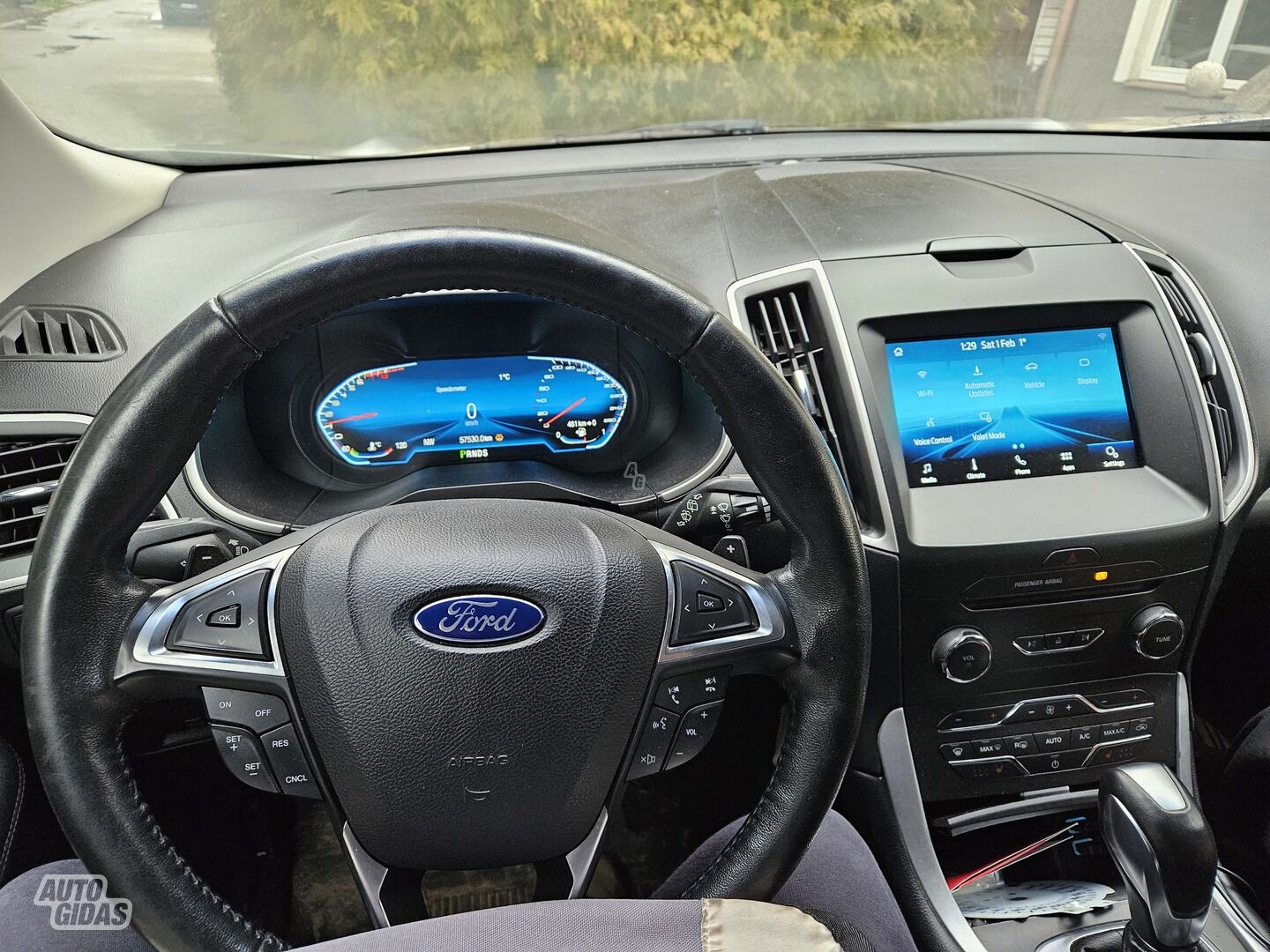 Spidometras (prietaisų skydelis), Ford Edge 2015 m