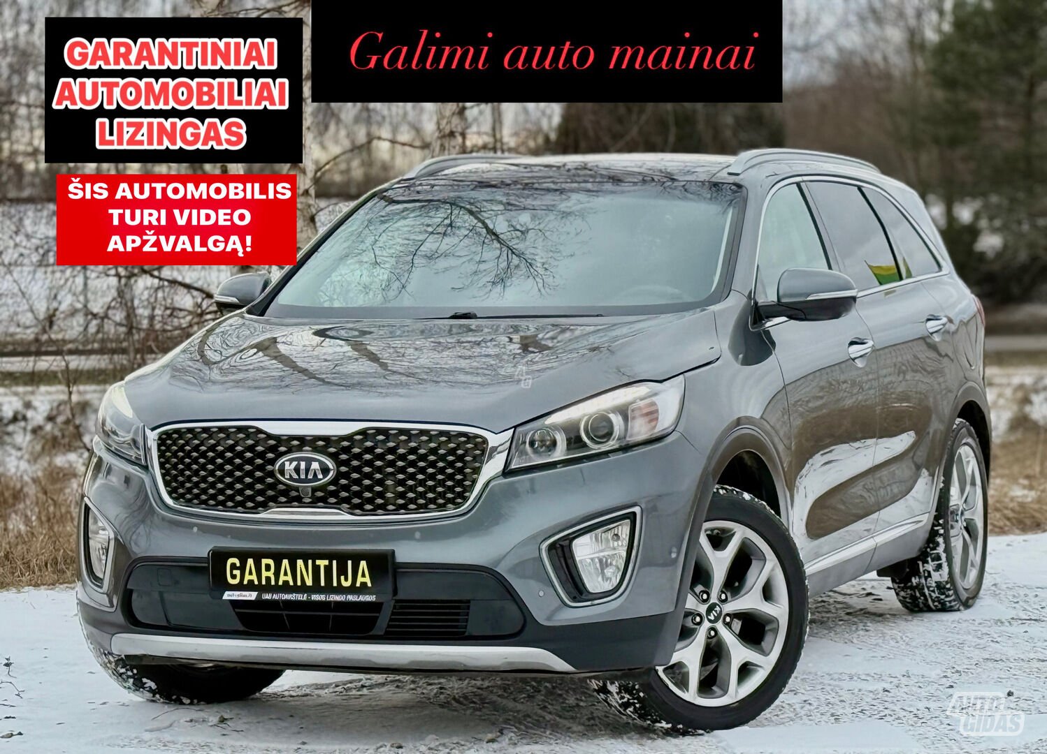 Kia Sorento 2015 m Visureigis / Krosoveris