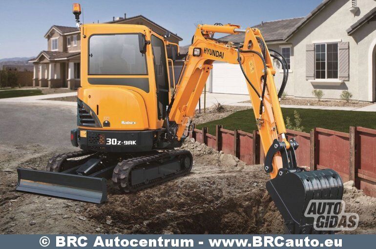 Hyundai R30Z-9AK 2019 m Mini ekskavatorius