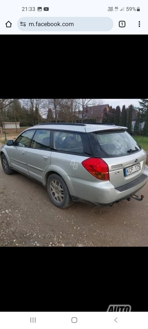 Subaru OUTBACK 2003 m Visureigis / Krosoveris