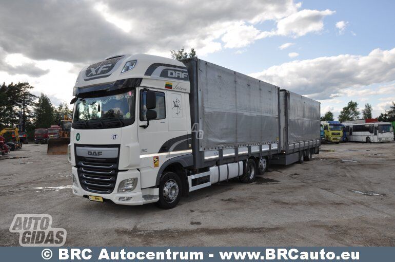 DAF XF 460 FAR 2016 m Gyvuliams vežti