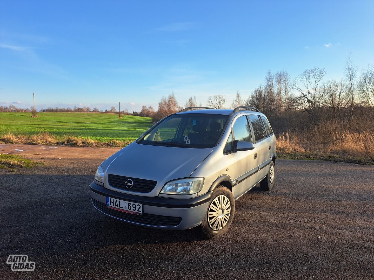 Opel Zafira 2002 m Vienatūris