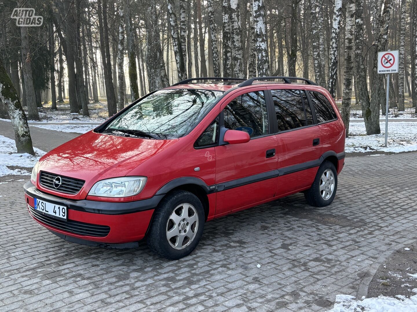 Opel Zafira 1999 m Vienatūris