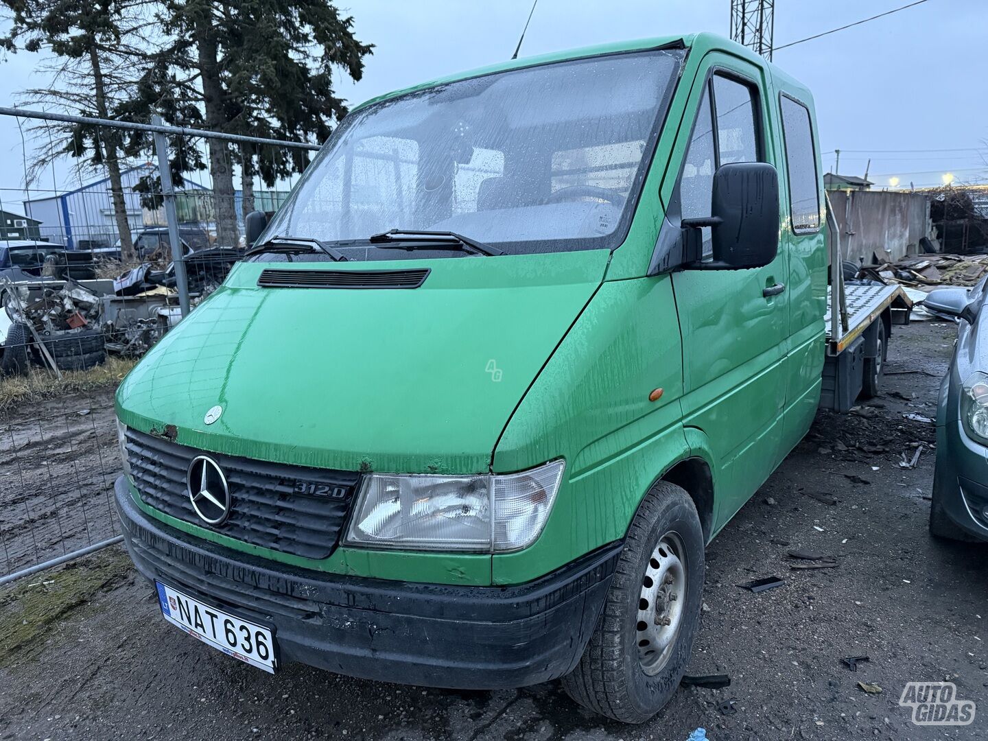 Mercedes-Benz Sprinter 312 TDI 1997 y Car transporter