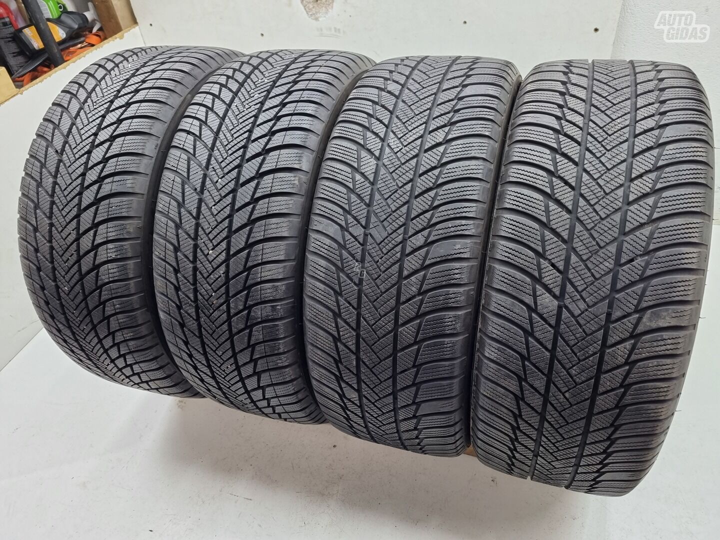 Bridgestone 7-8mm, 2021m R19 žieminės padangos lengviesiems