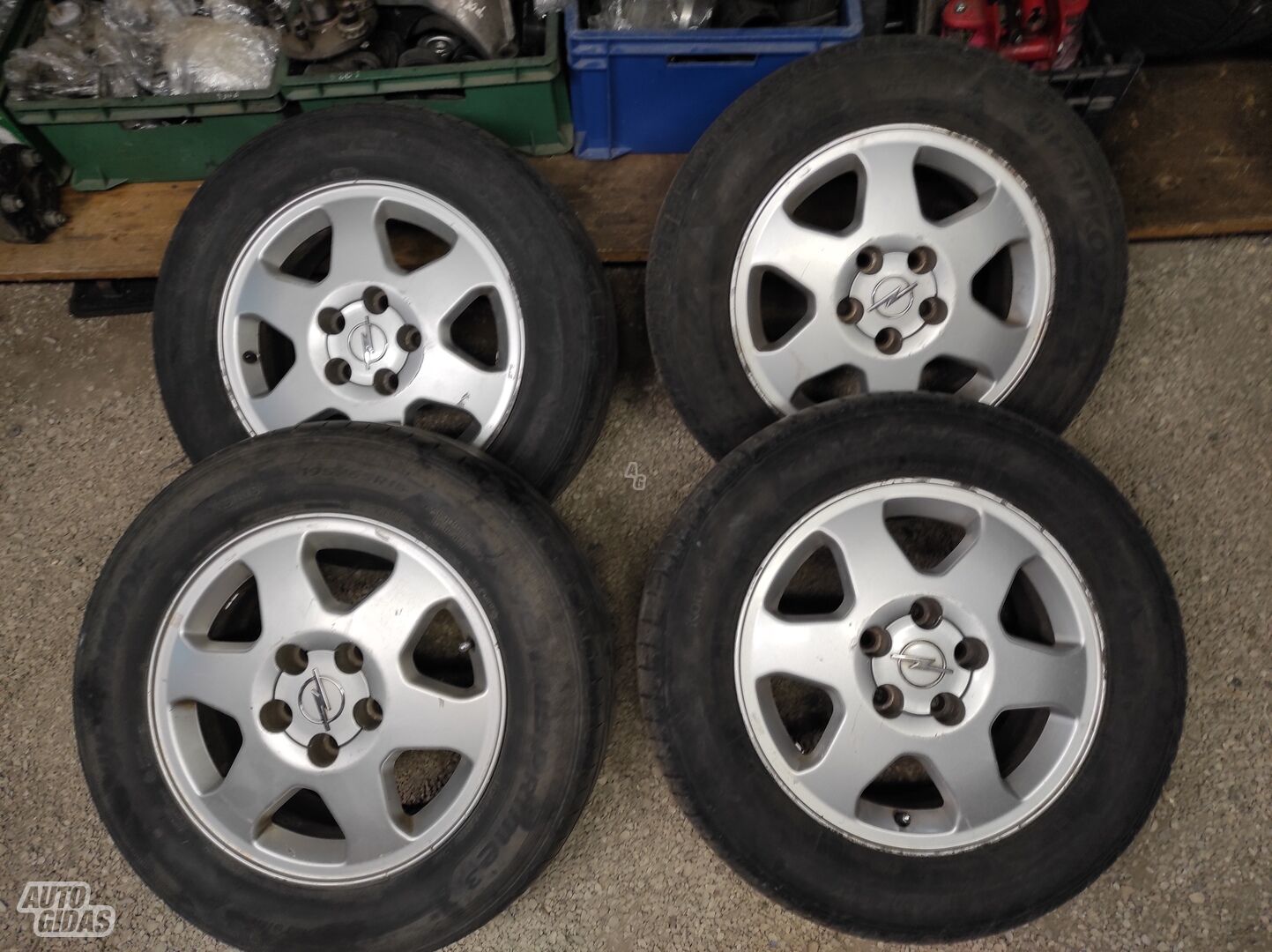 Opel light alloy R15 rims