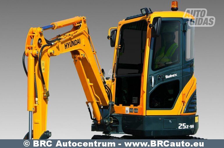 Hyundai R25Z-9AK 2018 m Mini ekskavatorius