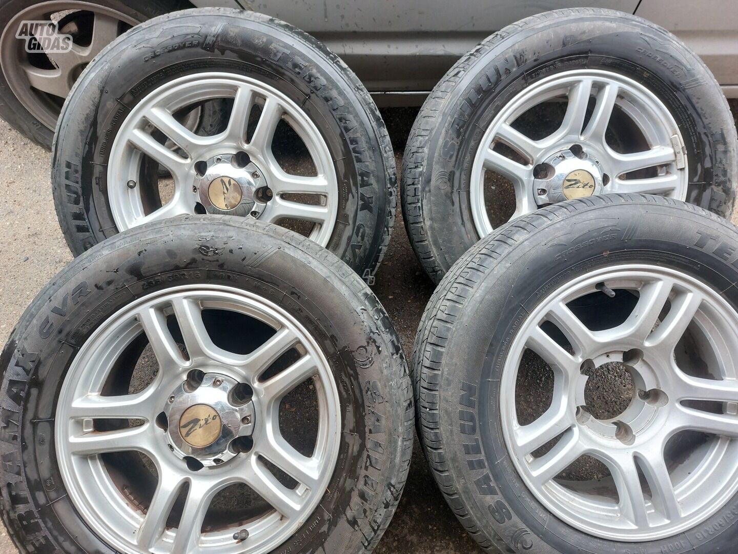 Light alloy R16 rims