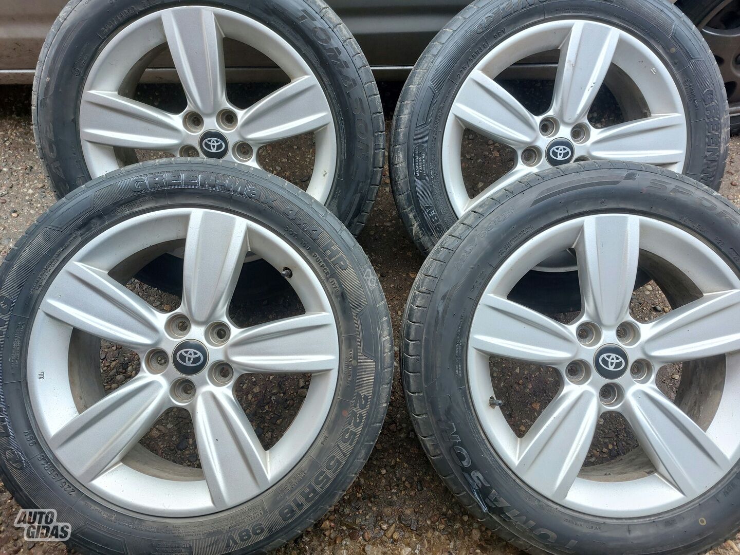 Light alloy R18 rims